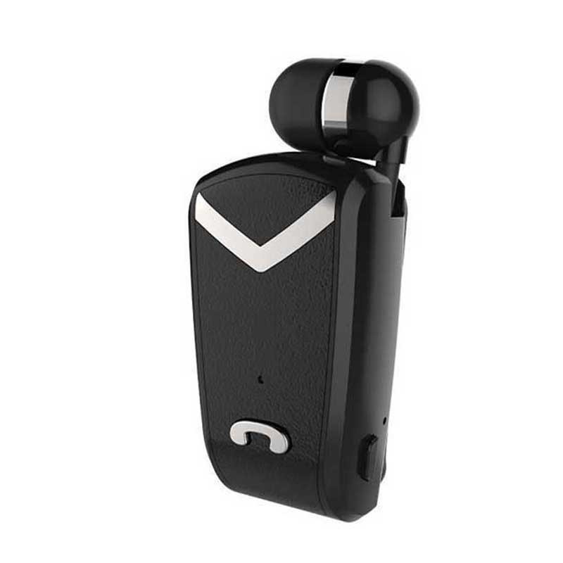 F-V2 Business Headphones | AstroSoar Retractable Wireless Stereo Earbuds In-Ear Headset with Clip on | astrosoar.com