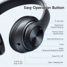 AS200 Foldable Wireless Headphones Hi-Fi Stereo with Built-in HD Mic, FM, SD/TF for PC/Home | astrosoar.com
